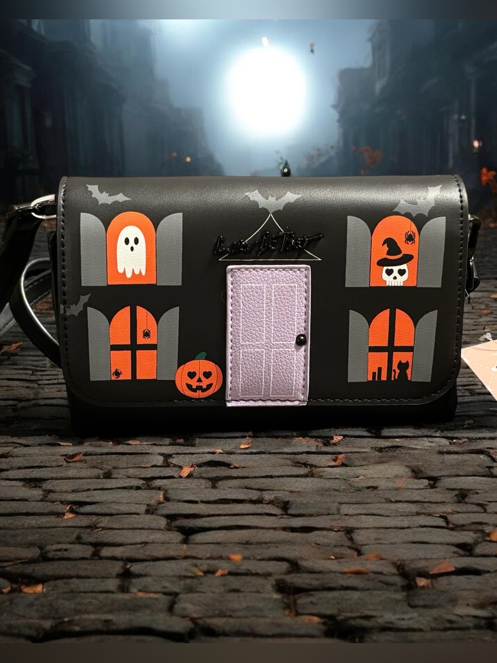 NWT•Betsey Johnson Haunted House Crossbody Bag